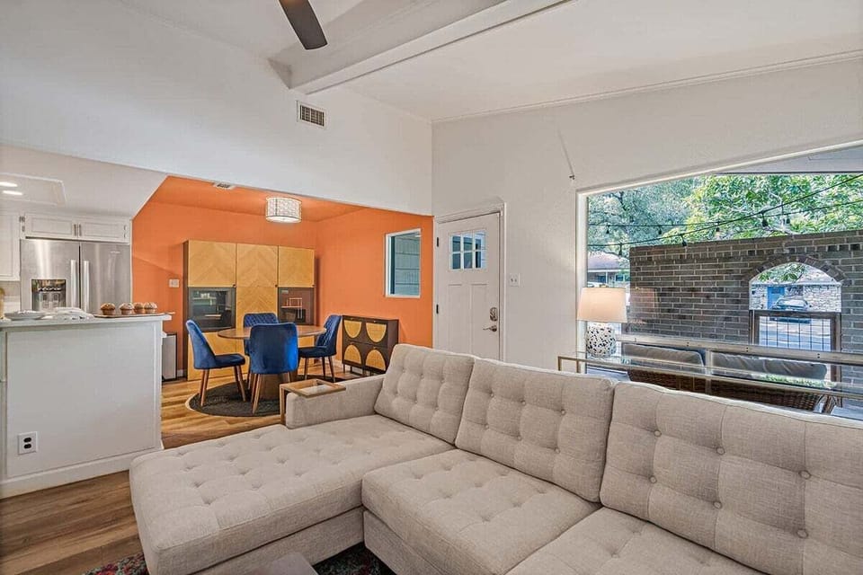 Living Room Open to the Kitchen/Dining area