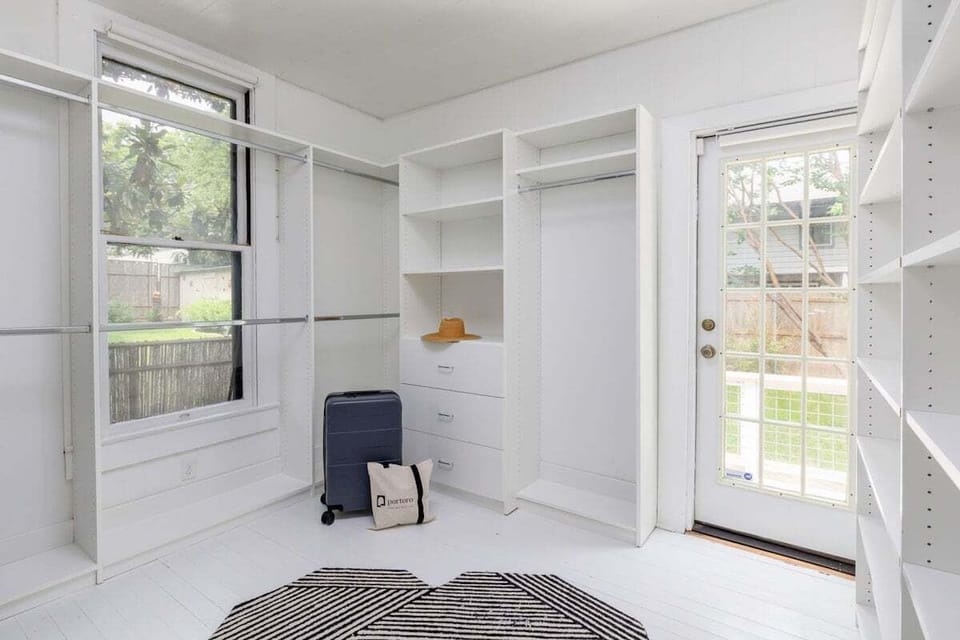 Walk in Closet & Backyard access