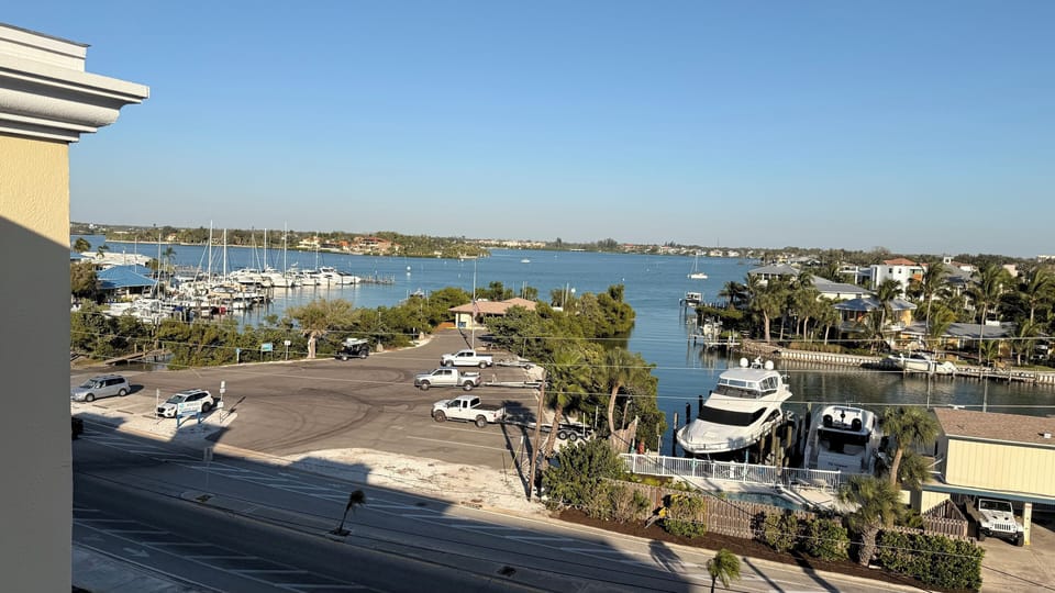 Bay view from the front door
