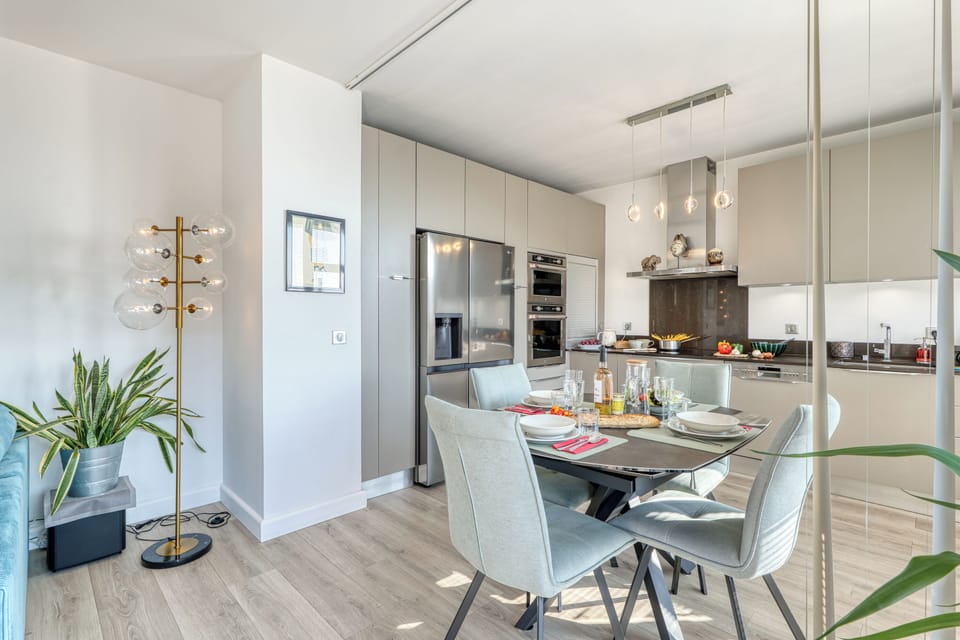 Kitchen and dining area