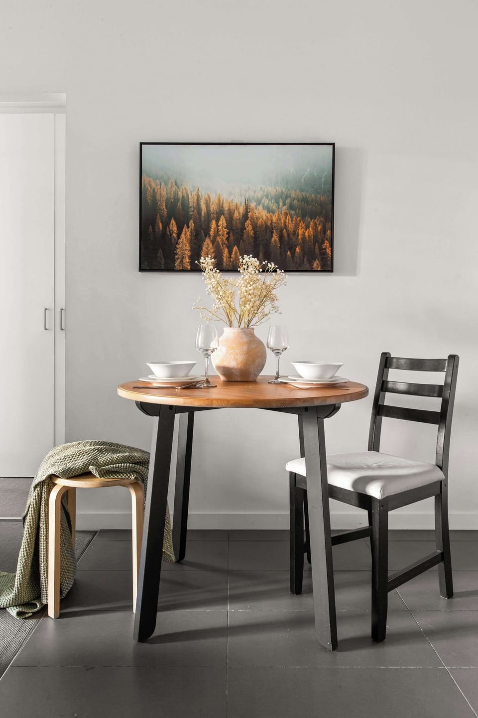 A dining area.