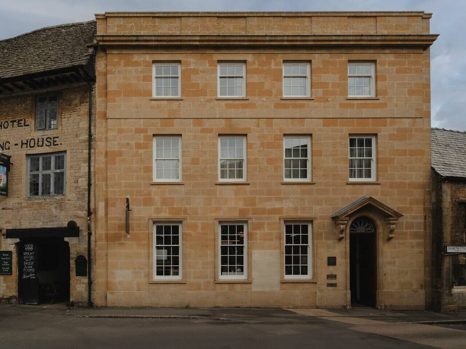 The Vaults, a landmark Georgian former banking hall in Stow-on-the-Wold, home to a small collection of boutique apartments