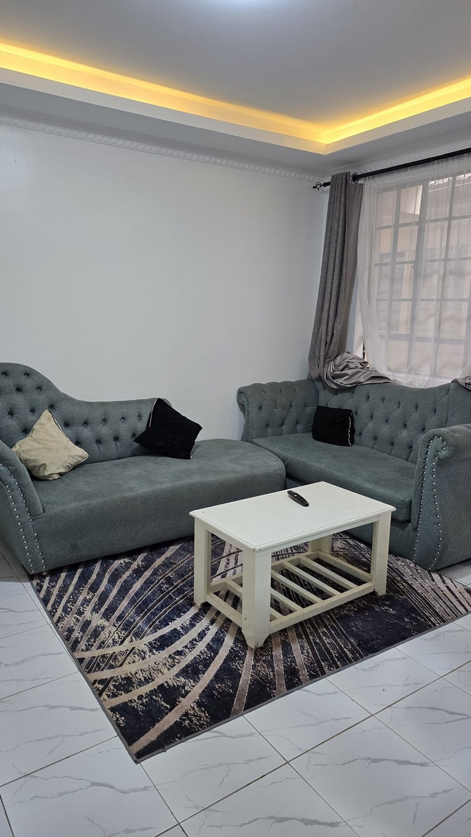 Deluxe Apartment | Living area | 32-inch Smart TV with digital channels, Netflix, streaming services