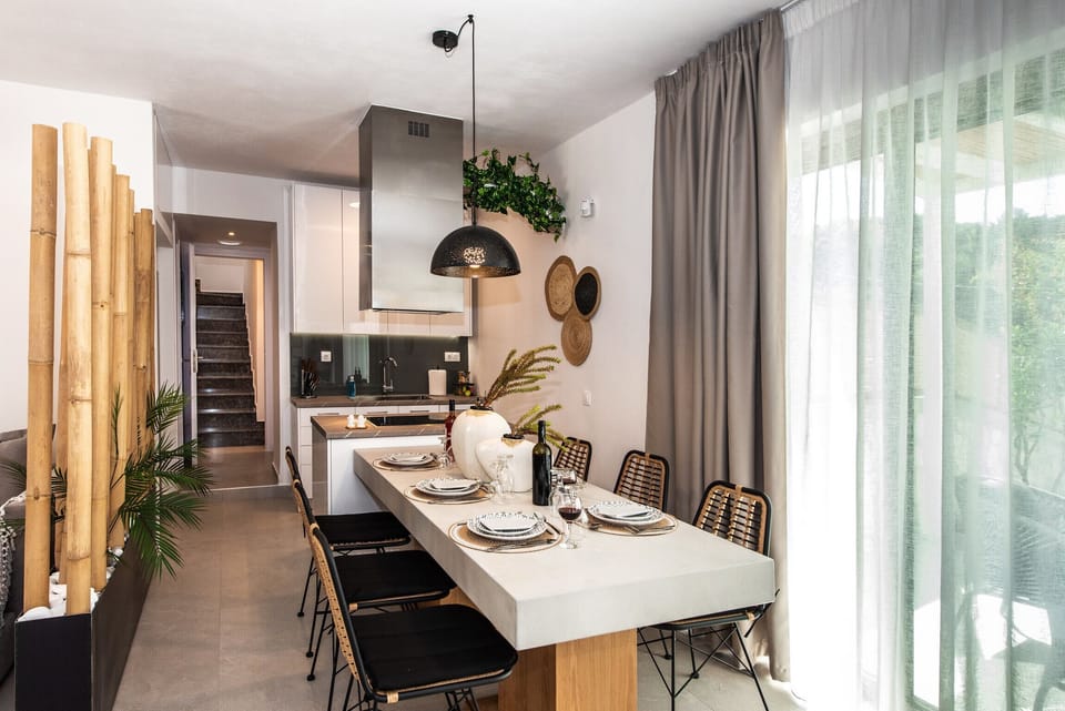 Villa, 3 Bedrooms, Smoking, Private Pool | Private kitchen | Microwave, coffee/tea maker, highchair