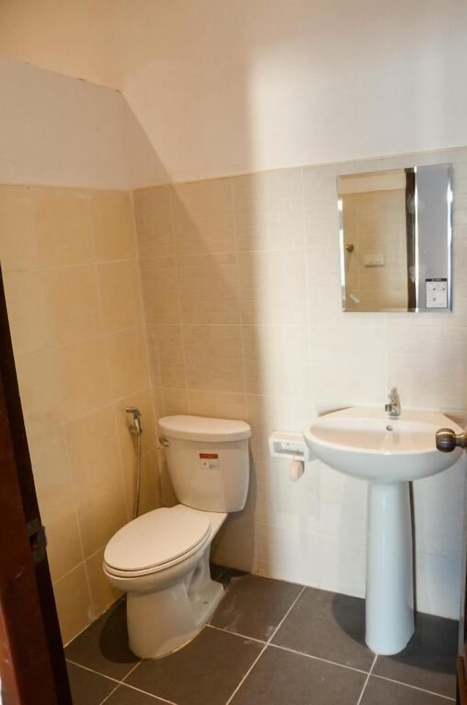 Soap, shampoo, toilet paper