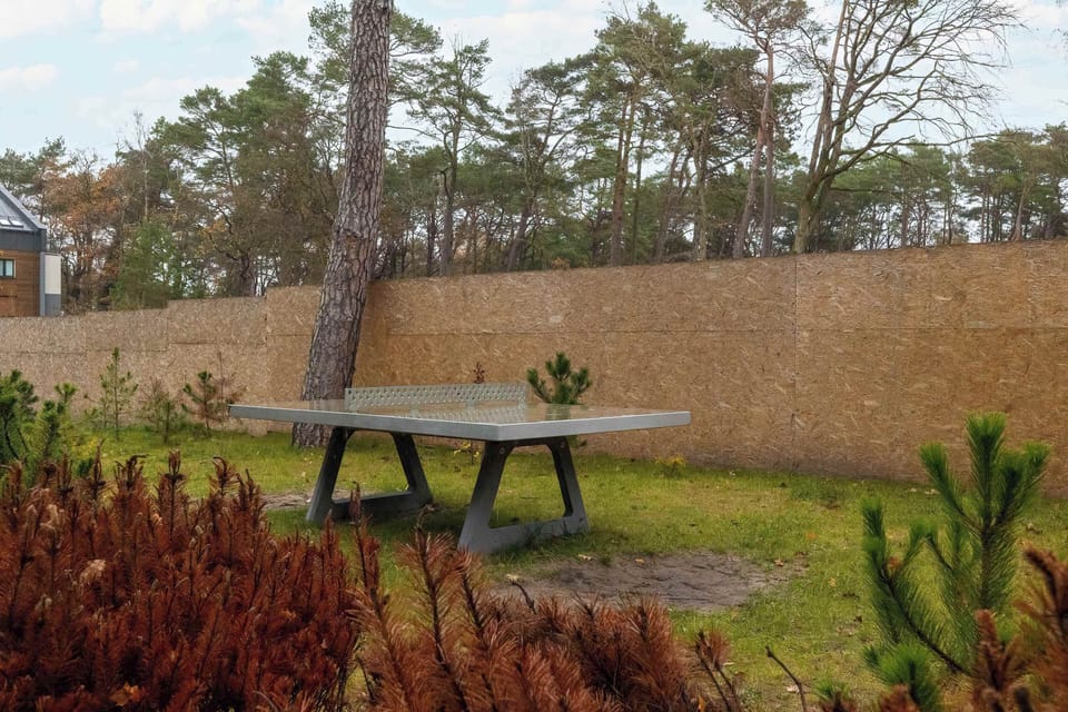 Table tennis table.