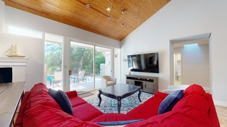 Living Room with HDTV