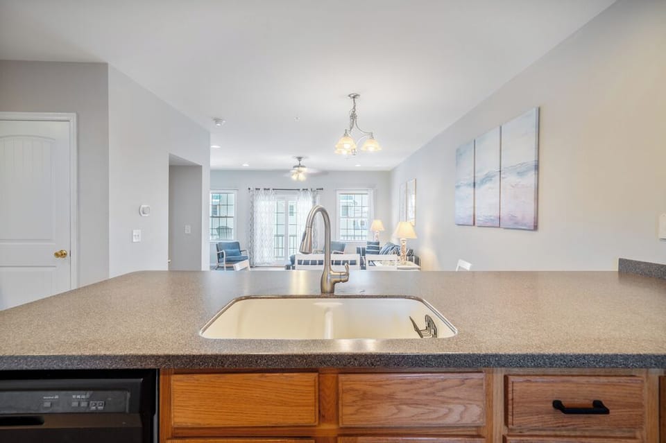 The open concept allows you to never miss a minute of family fun!