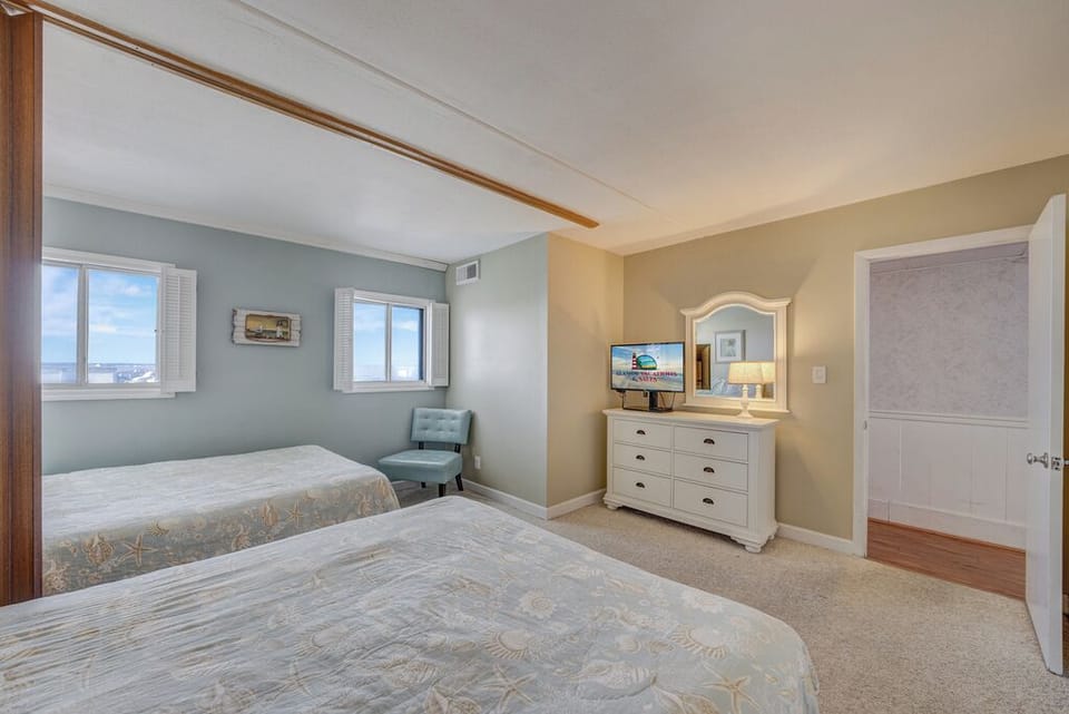 Lay Back and Enjoy your Favorite Movie on the Flat Screen TV.