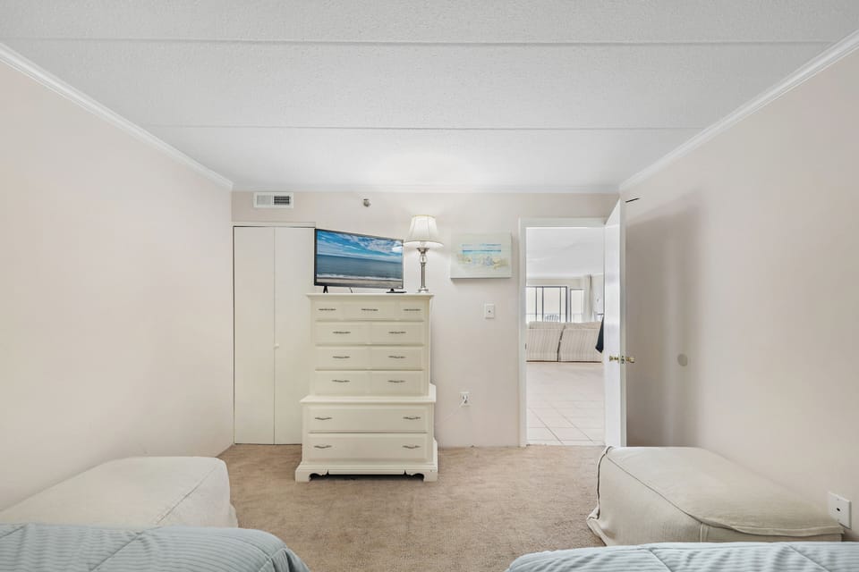 Relax and watch a movie on the Flat Screen TV!
