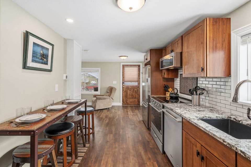 Kitchen and Dining Area | Everything you need for a comfortable stay!