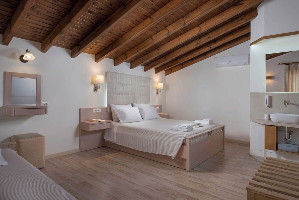 Peaceful Nights in a Cozy Double Bed, Enhanced by a Relaxing Bathroom