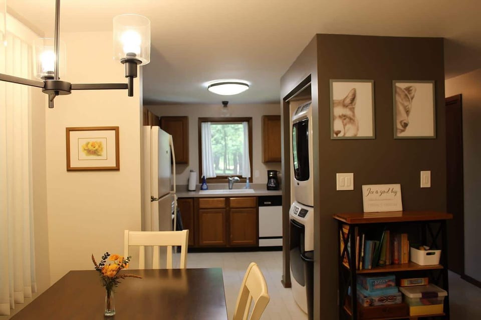 Dining area off of kitchen
