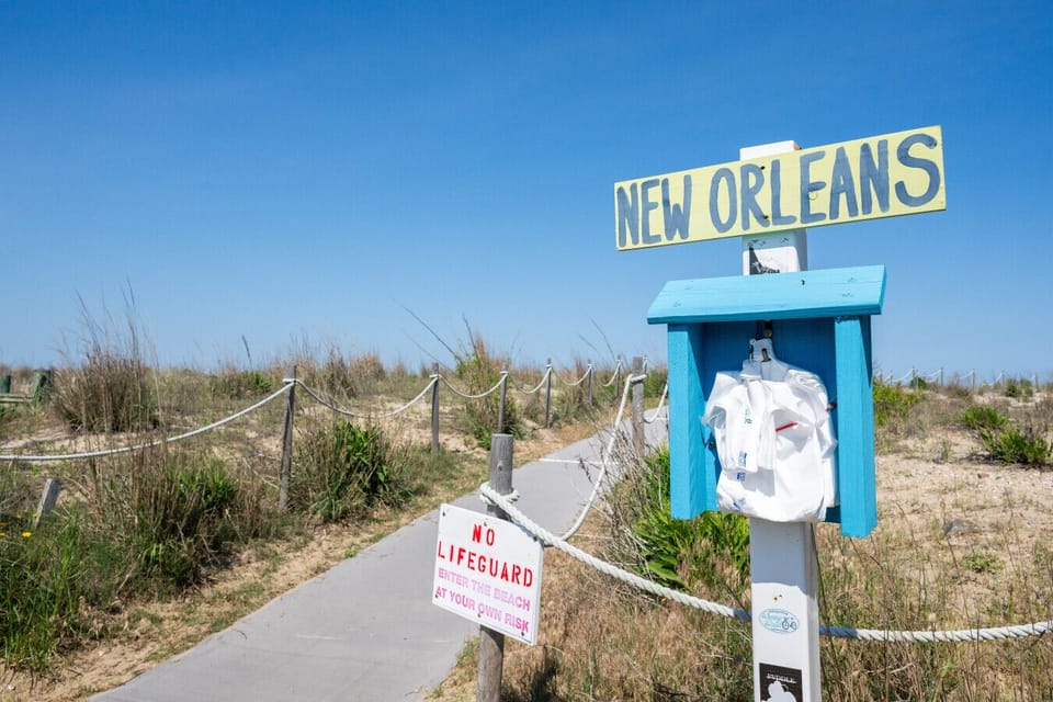 Beach entrance