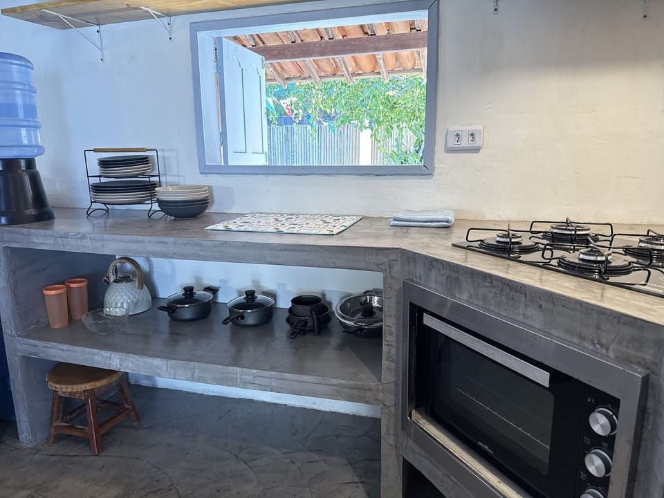 Family House, Patio, Garden View | Private kitchen