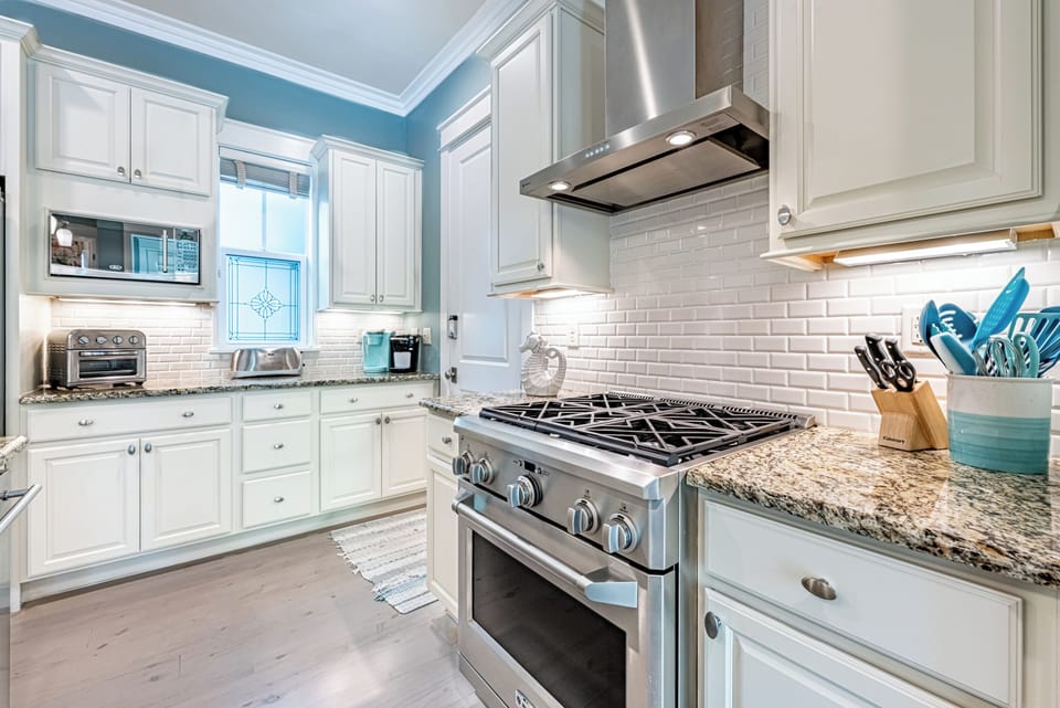 Kitchen with Gas Stove