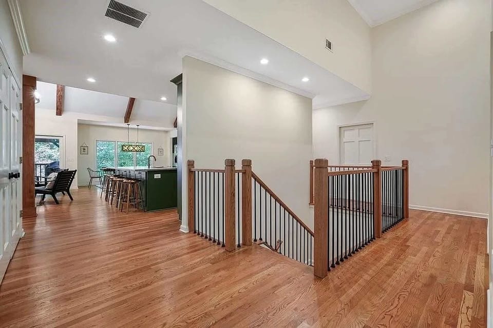 Stairway down to the basement