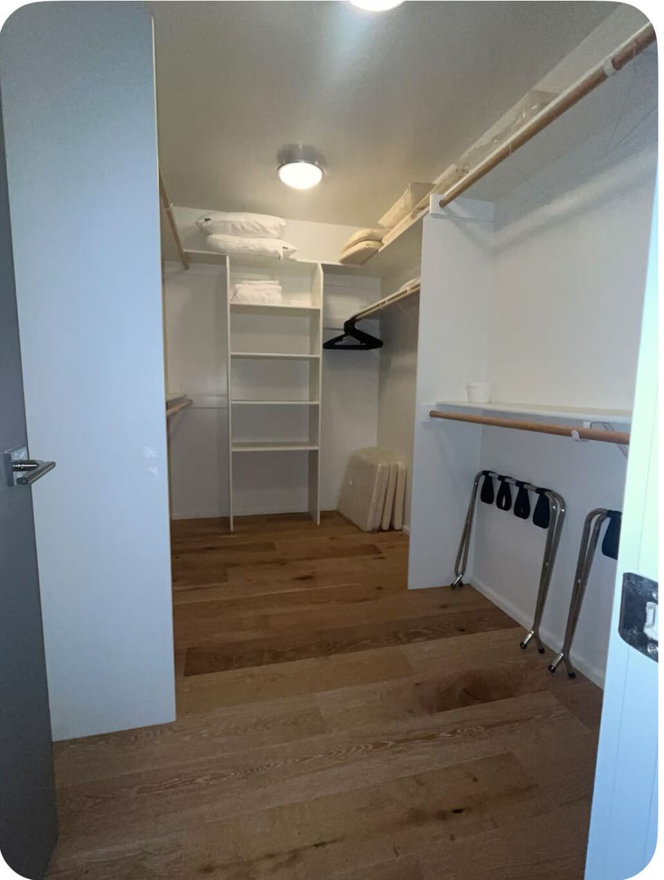 Large primary walk in closet
