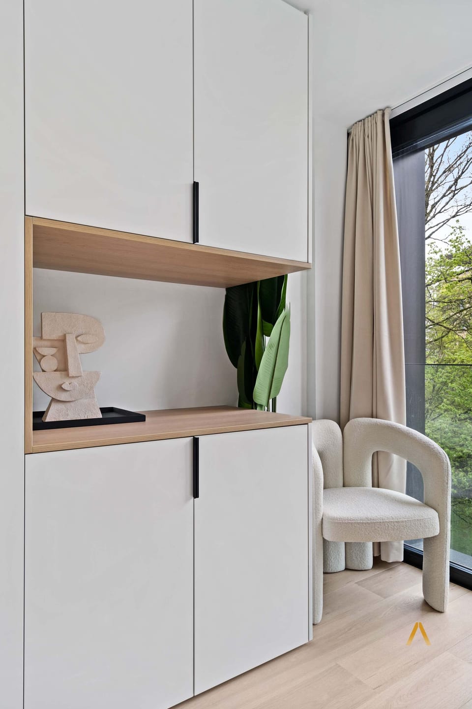 Big windows to let natural light in