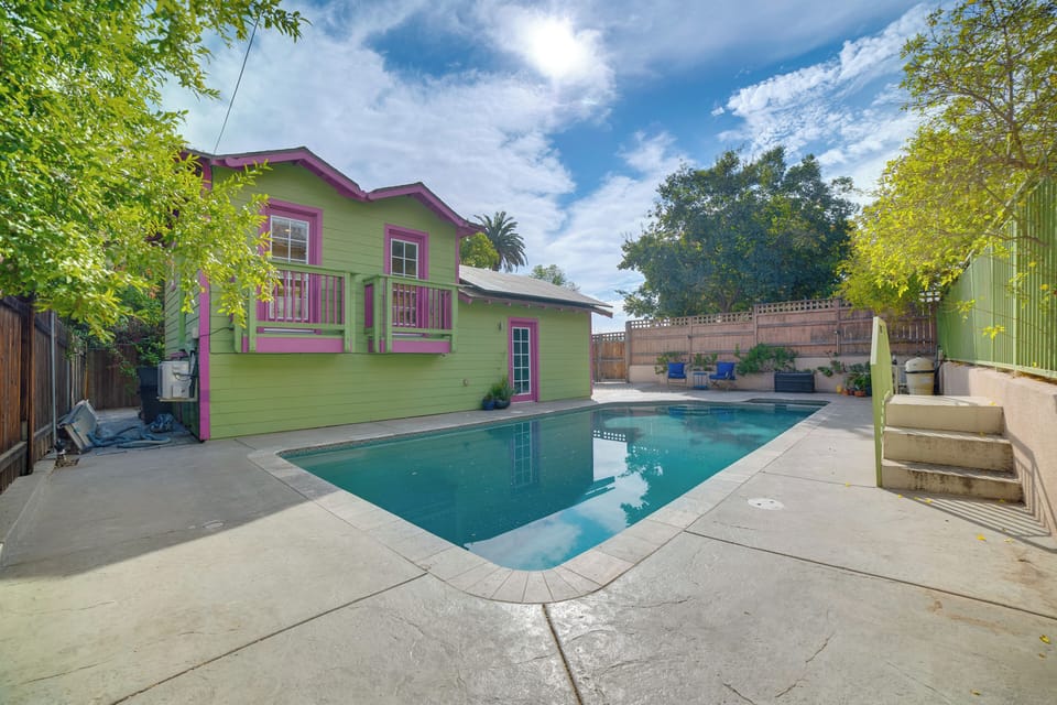 Riverside Vacation Rental | Studio | 1BA | 400 Sq Ft | 10 Steps Required