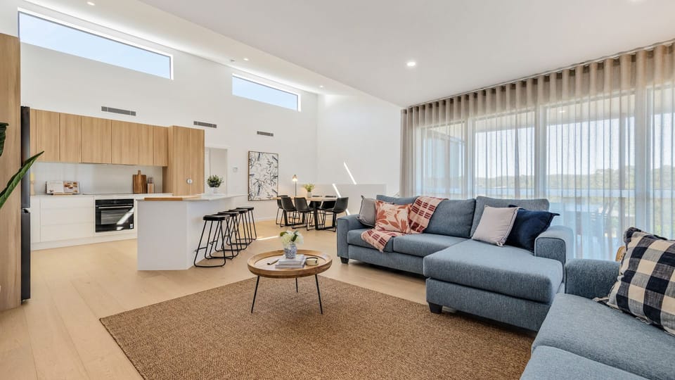 Airy open-plan layout designed for comfort and style