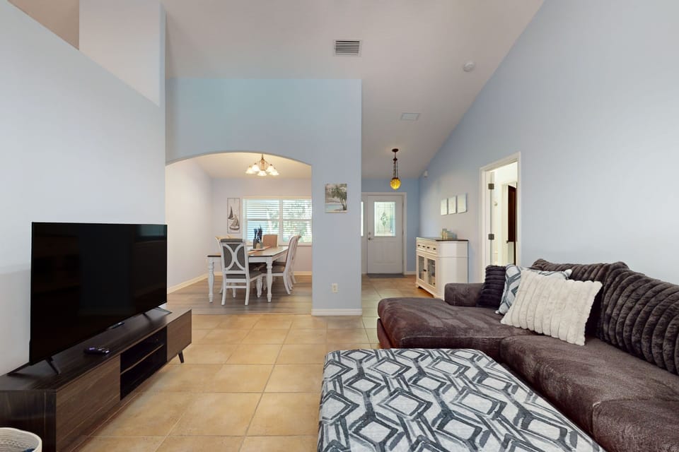 Unwind in the living room and watch your favorite TV shows/movies