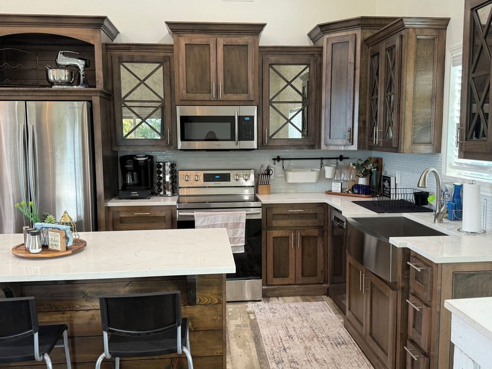 upstairs kitchen