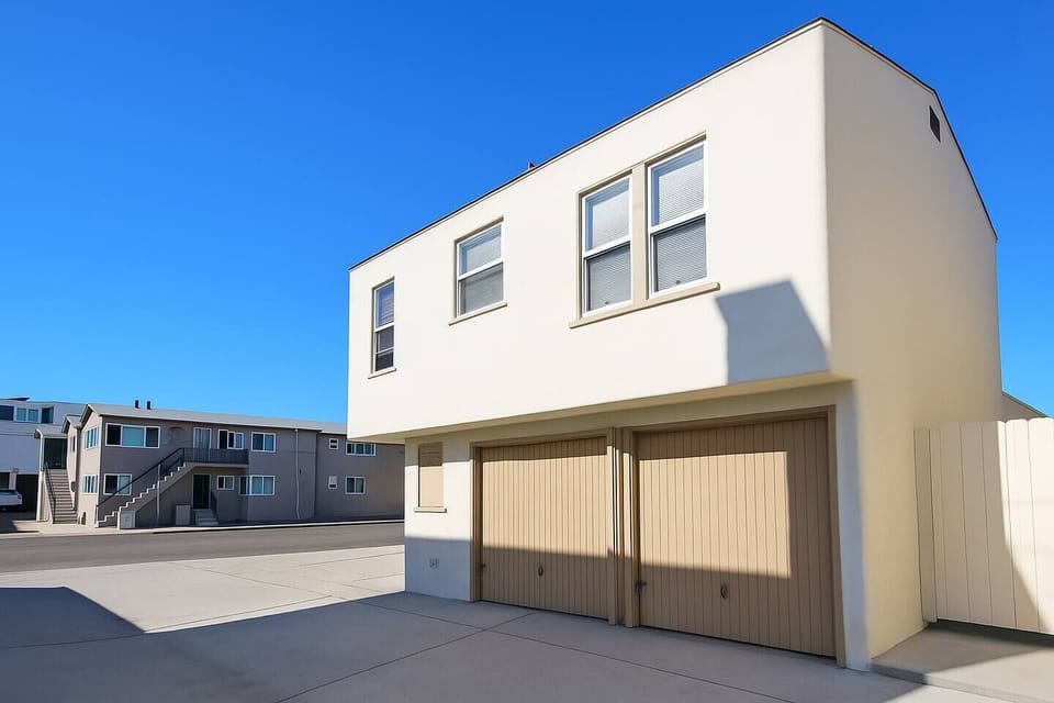 Private garage parking — rare in Mission Beach