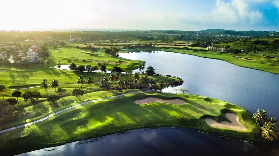 There are 2 18-hole golf courses on resort