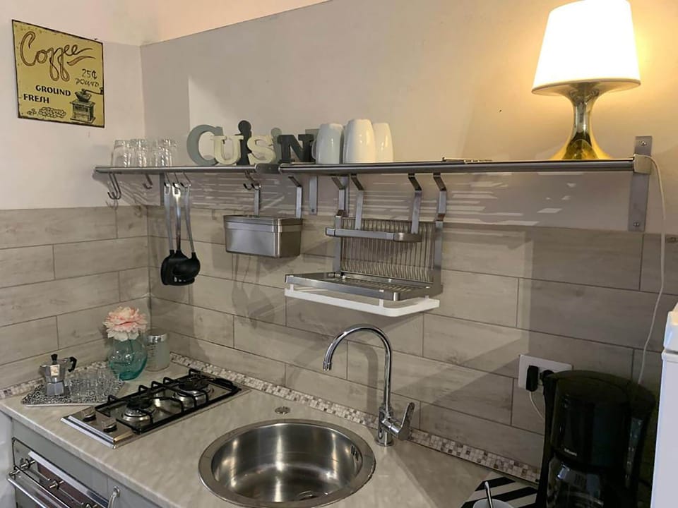 Apartment (1 Bedroom) | Private kitchen | Microwave, espresso maker, electric kettle
