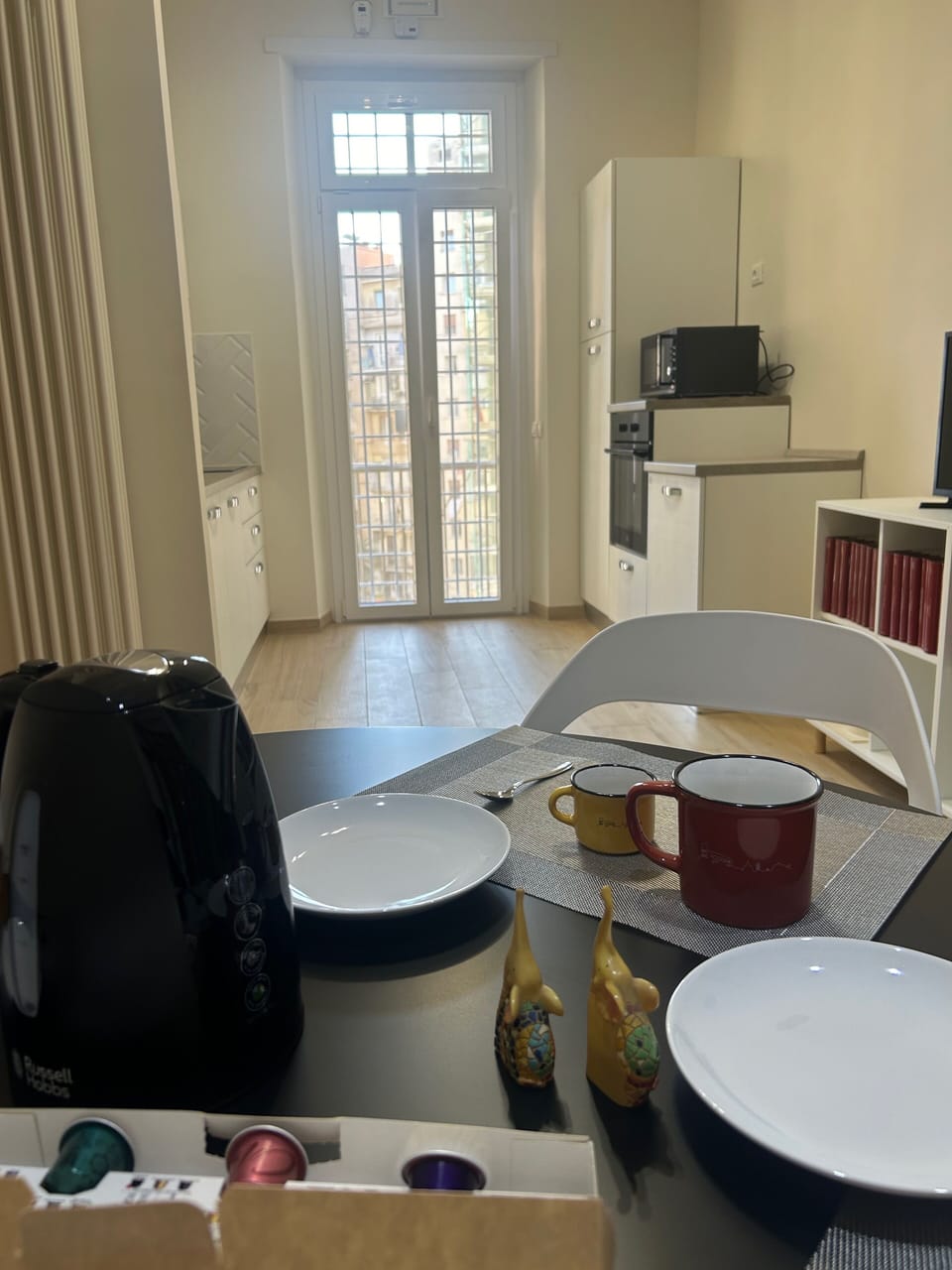 Apartment (1 Bedroom) | Living area | 32-inch flat-screen TV with cable channels