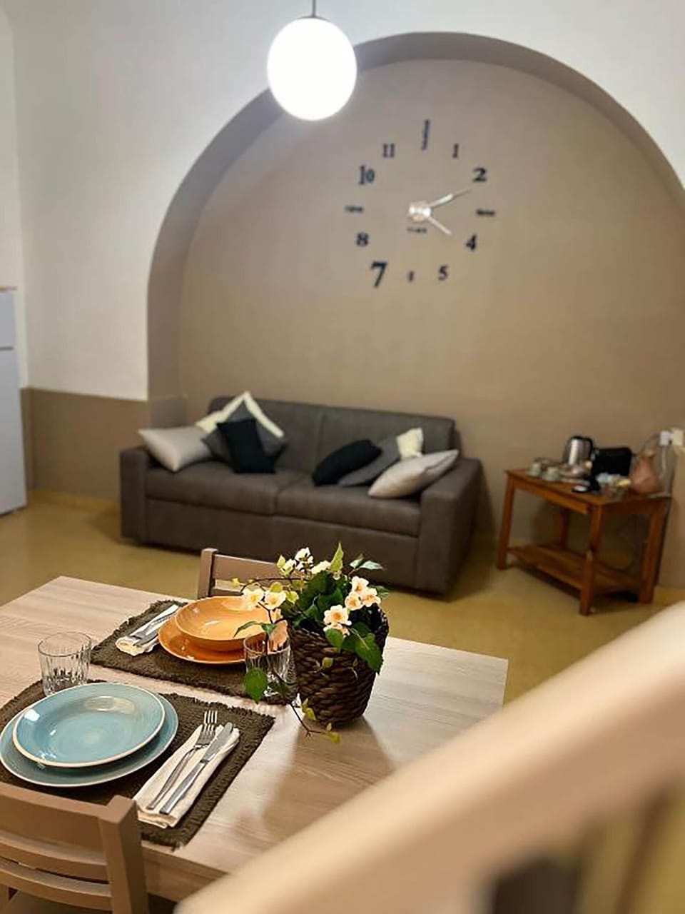 Duplex | Living area | 30-inch TV with cable channels