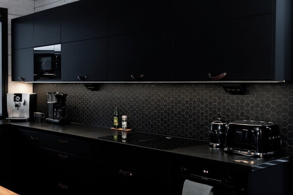 Premium Villa, 4 Bedrooms, Executive Level | Private kitchen | Coffee/tea maker, full-size fridge, microwave, oven