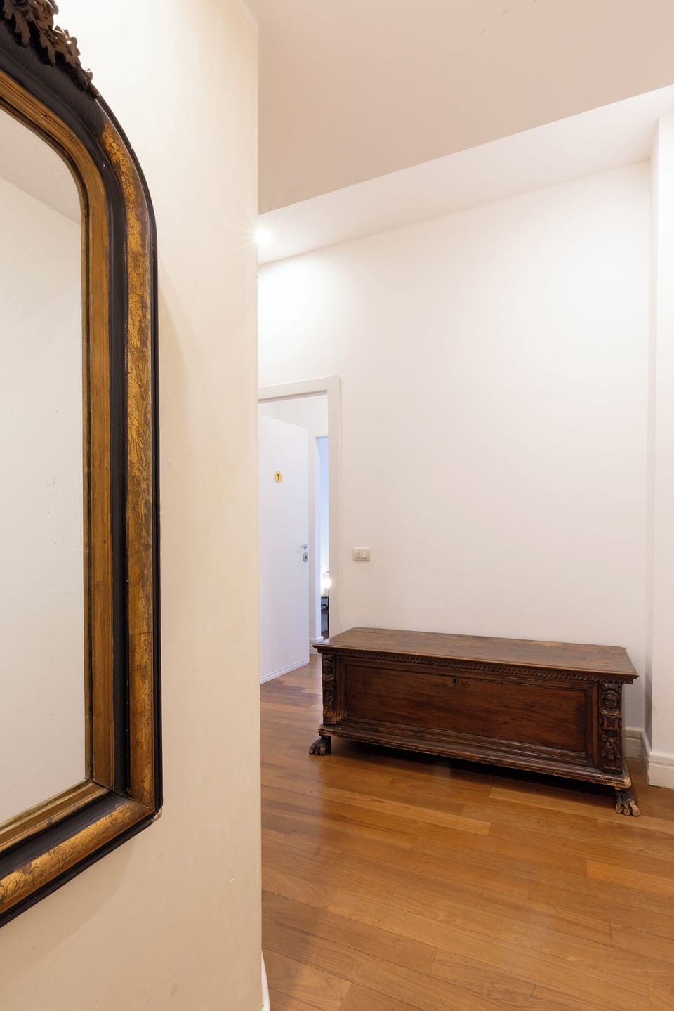 Interior entrance