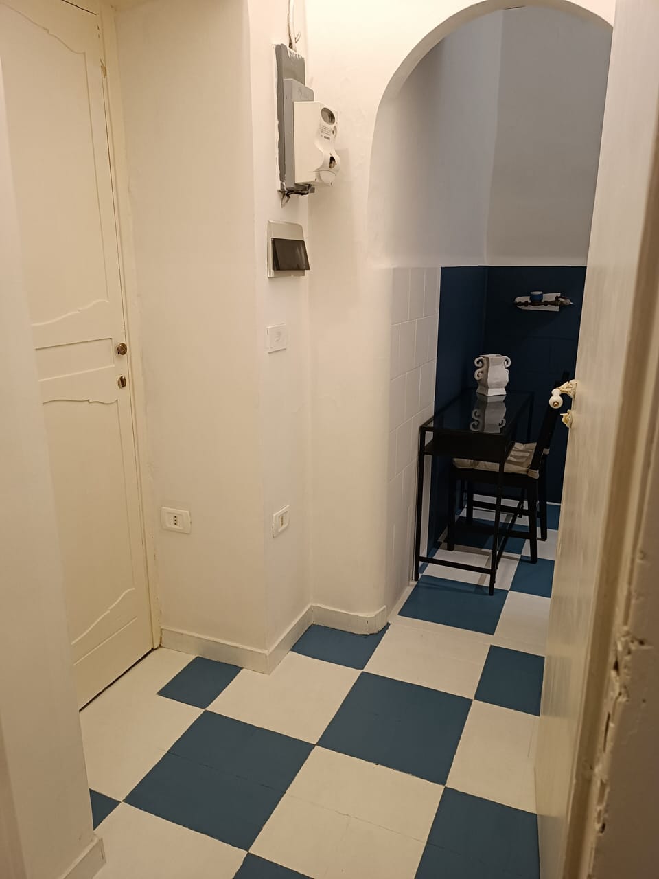 Interior entrance