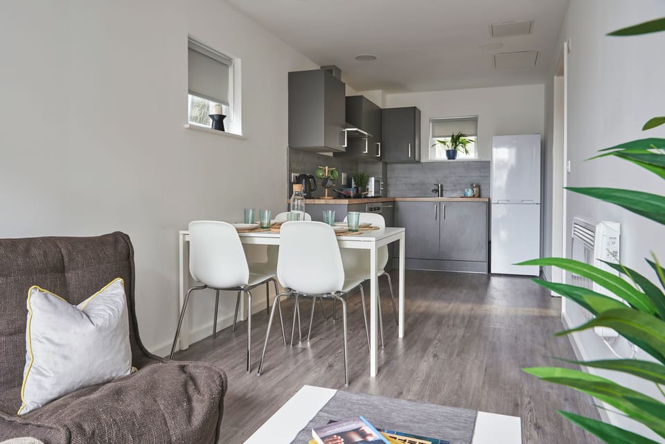 Single Room, Non Smoking, City View | In-room dining