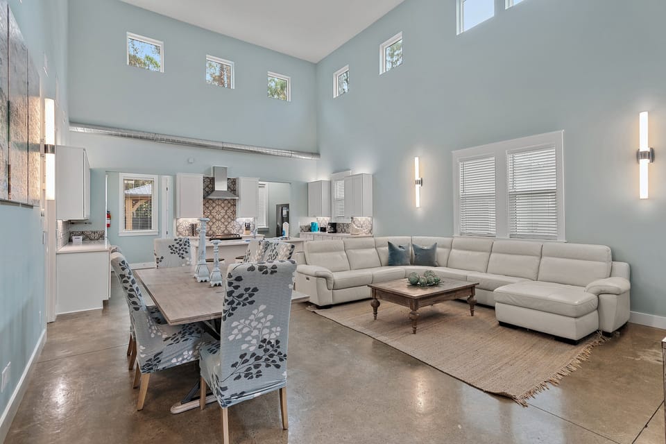 Spacious and open