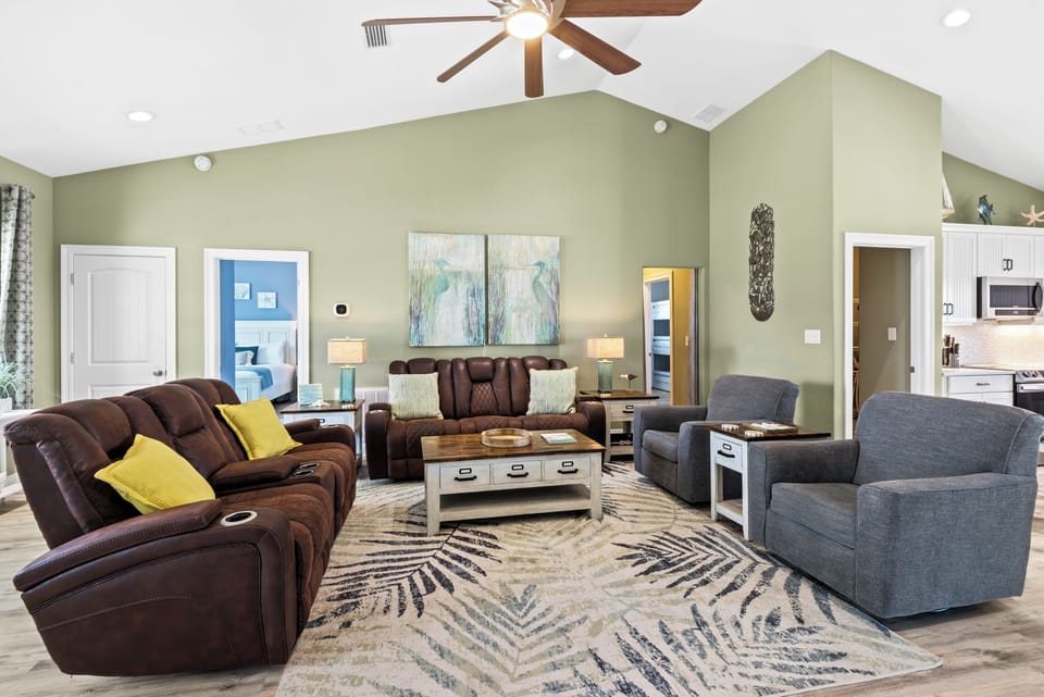Living room with comfortable seating