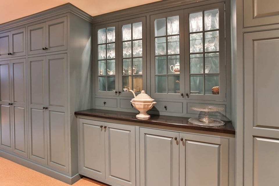 Custom cabinetry and built ins throughout