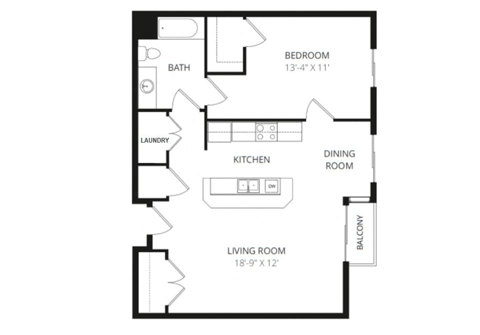Deluxe Condo, 1 King Bed with Sofa bed, Non Smoking, Courtyard View | Floor plan