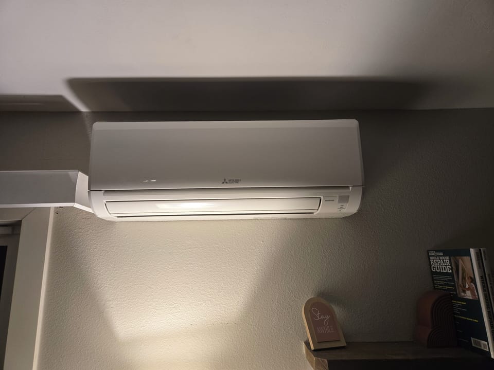 Mitsubishi Mini split heat pump system throughout (June 24) 
