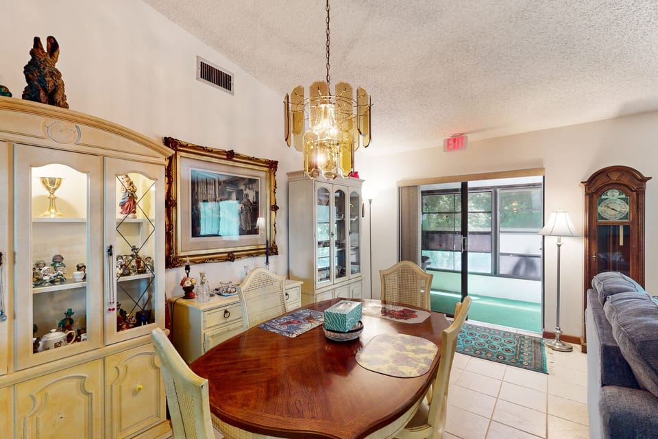 Extra dining table seats four