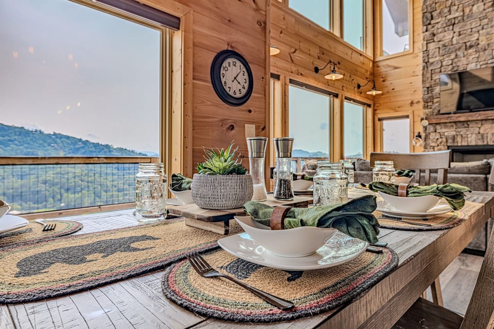 This is where your group will gather to make memories. The open-plan design is ideal for socializing, cooking, and unwinding together after a day of adventure.