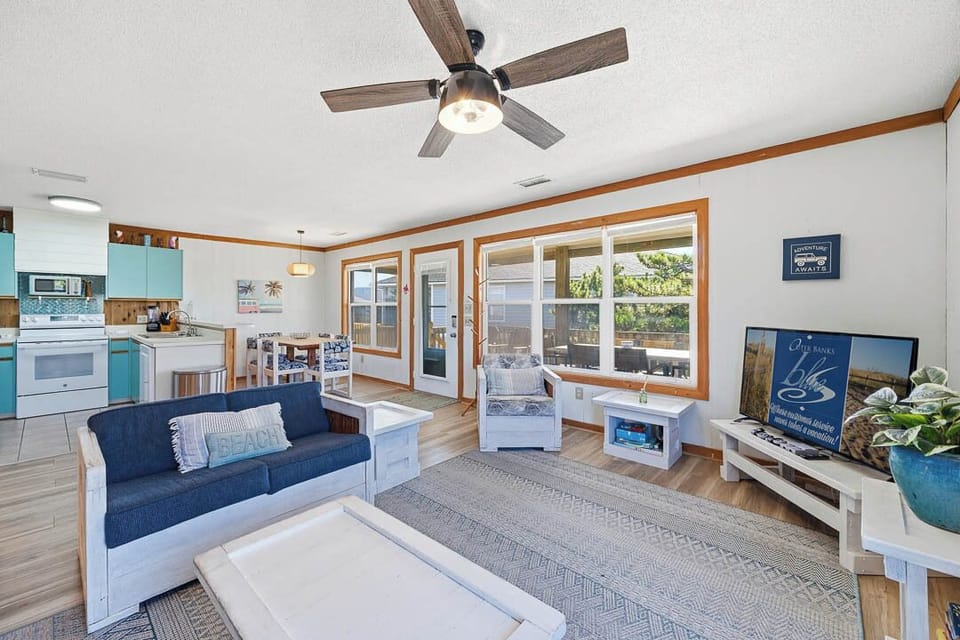 Main-Level Living Room with Deck Access