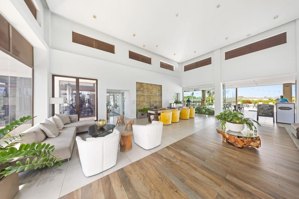 Make yourself at home in the shared clubhouse, designed for relaxation and community living.