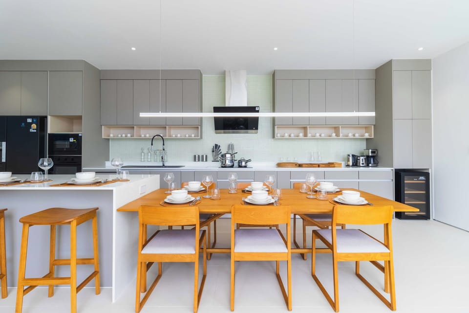 Villa, Pool View | Private kitchen