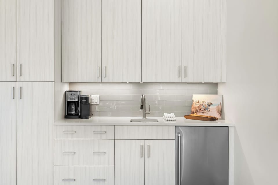 First-floor kitchenette.
