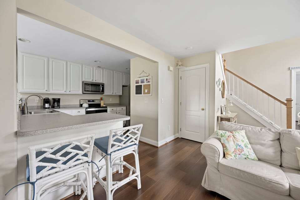 View of Kitchen from Living Area
