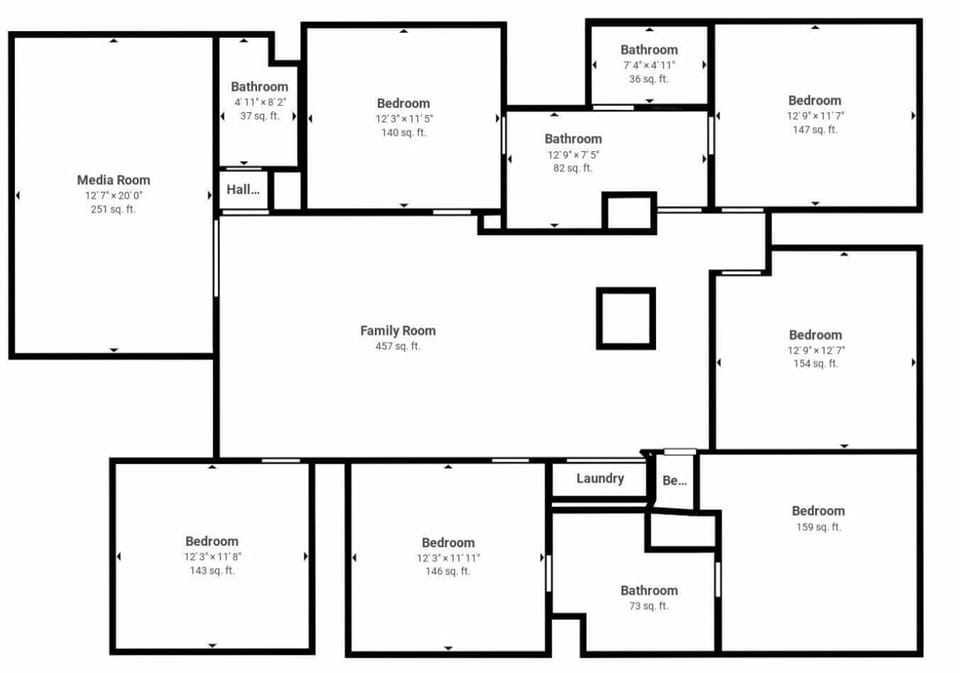 House, Multiple Bedrooms | Floor plan