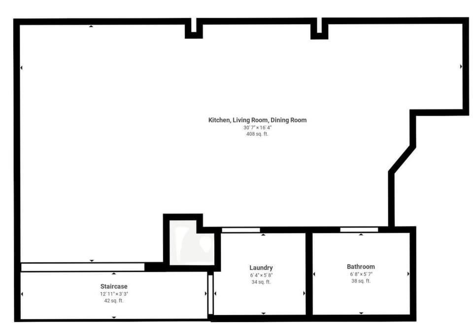 Townhome, 3 Bedrooms | Floor plan